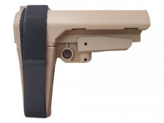 SBA3 Style Pistol Stabilizing Brace Tan